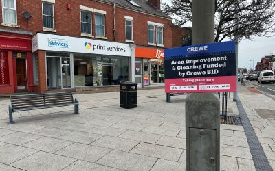 Crewe BID Invests in Enhanced Cleaning on Nantwich Road